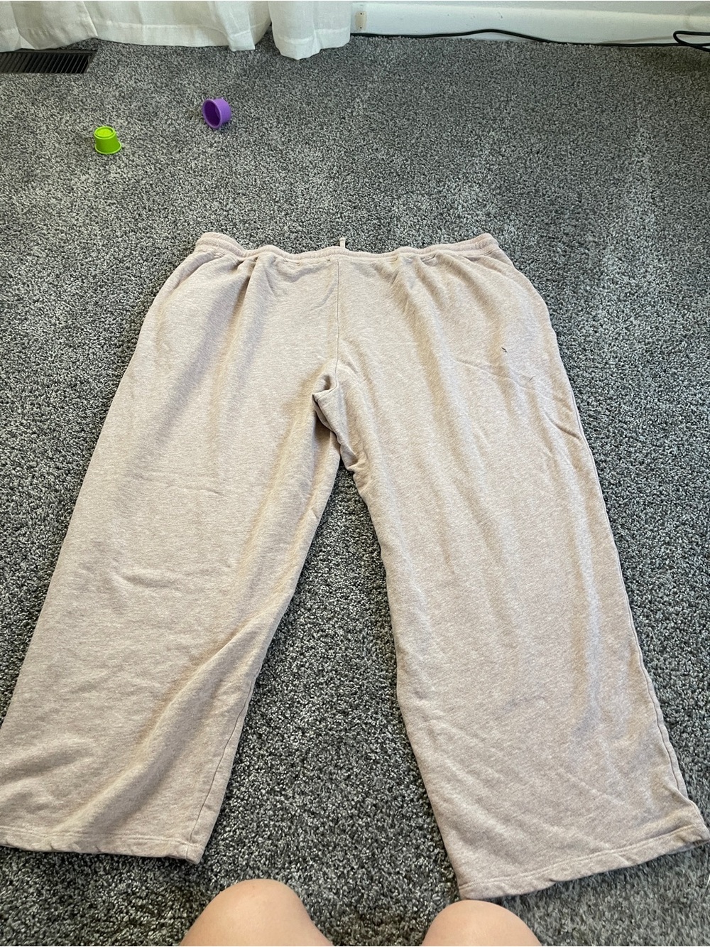 Barefoot dreams MALIBU light pink cozy wide leg lounge pants high waist size 3X - Picture 8 of 9